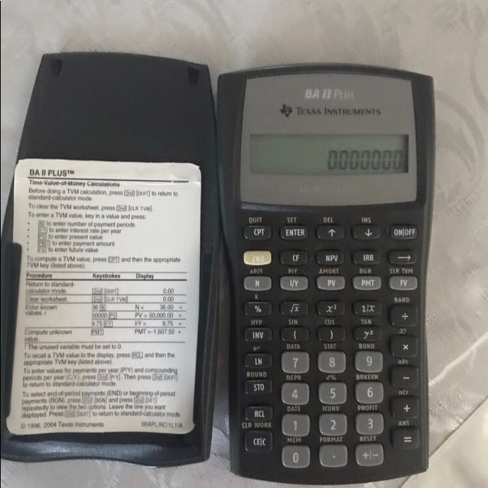 Texas Instruments BA II PLUS Scientific Calculator
